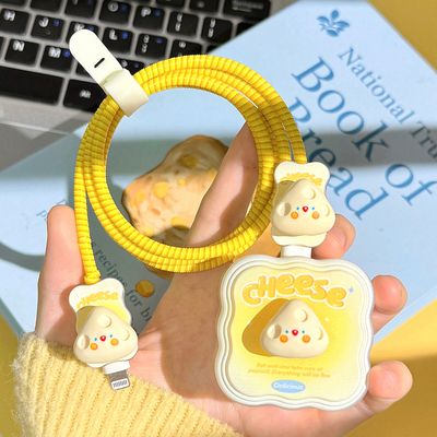 适用 苹果40w数据线保护套17充电器头promax手机防折断iPhone16