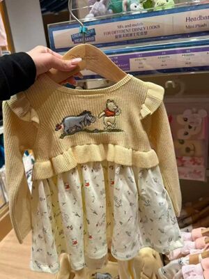 外贸2026春款原单儿童宝宝针织上衣群噗噗刺绣