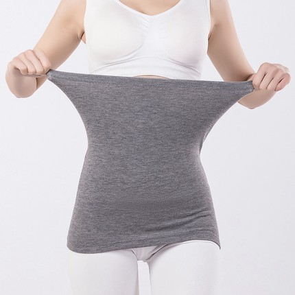 棉磨毛护腰带保暖春夏透气男女薄孕妇加长腰围暖宫防寒护胃护肚子