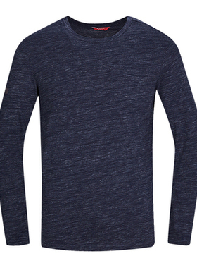 探路者T恤男女 秋冬户外防风保暖弹力长袖T恤TAJH91819/92820