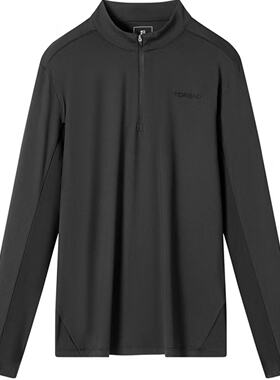 探路者长袖T恤男2026新款半拉链户外弹力打底衫运动衣TAJJAO81033