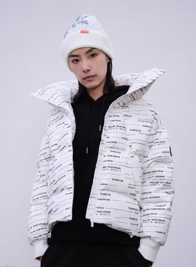 探路者羽绒服女秋冬户外防风保暖高领休闲羽绒衣外套TADI92413