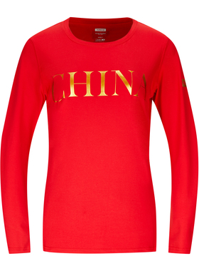 探路者长袖T恤女 春秋款户外休闲运动卫衣 TAJH82166