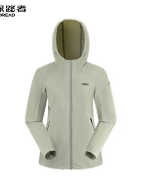 探路者旅行外套 春夏女式连帽户外休闲衣休闲夹克TAEEAM82508