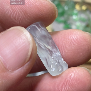 天然缅甸黑货翡翠高冰风生水起随行吊坠