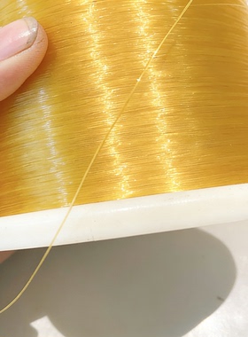 清潭-黄色高品质鱼线进口材料拉力强切水好不易缠线织网不跑鱼