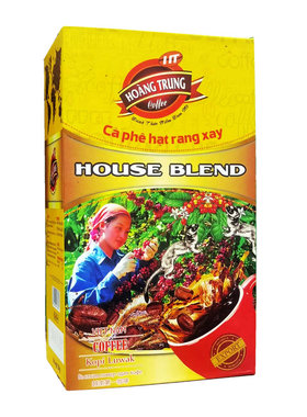 越南原装HOANG TRUNG法式滴漏罗布斯塔摩卡纯黑咖啡粉提神手冲
