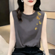大牌外贸出口100%纯棉背心内搭吊带T恤女夏季 休闲百搭上衣潮 韩版