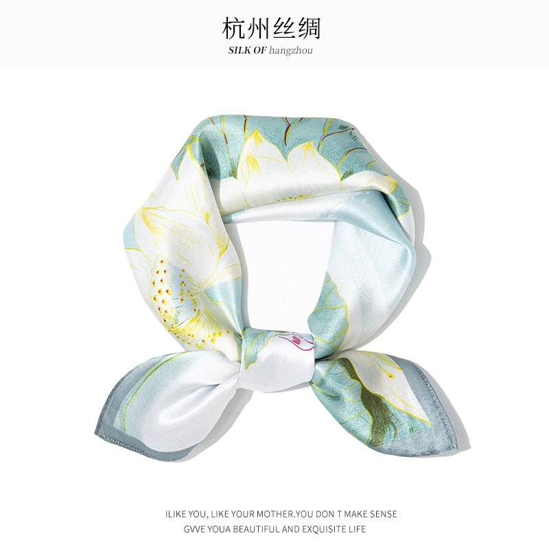 100%桑蚕丝国风丝巾送妈妈