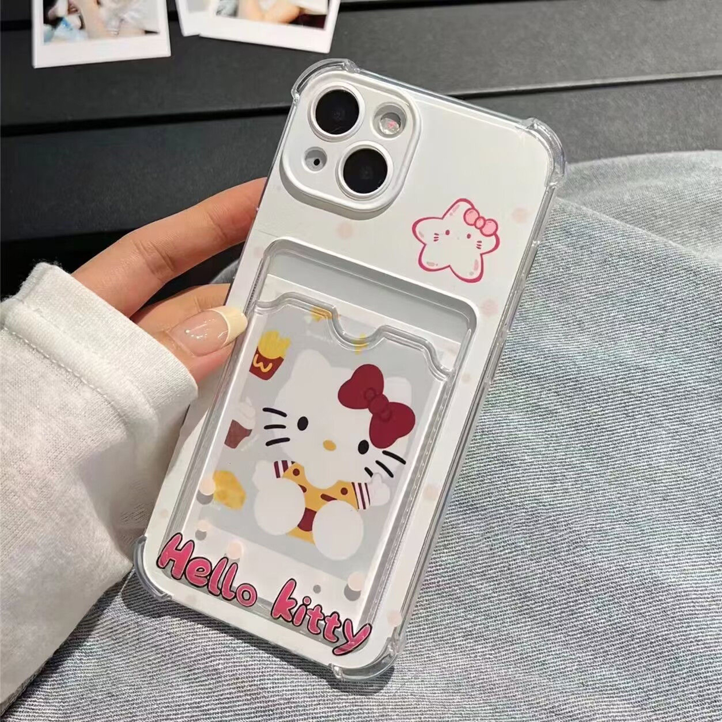 可爱卡通KT猫DIY定制照片适用苹果16promax手机壳iphone15新款14/13硅胶12女11全包xr/x软78plus防摔pro套max