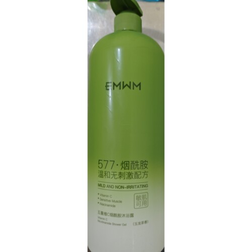 EMWM 577·烟酰胺五重维C温和无刺激配方沐浴露1L玉龙茶香