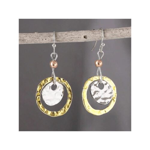 Bohemian  Hollow Round Drop Earrings For Women Fashion Jewel