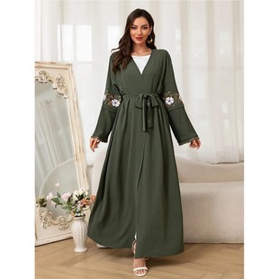 Dubai  Party Dress For Women  Embroidery s Jalabiya Long Dre