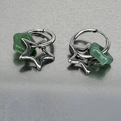 Sar Earrings Fashionable Gohic Harajuku Rero Cue Sainless Se