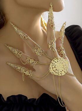 Ingemark Exaggerated Dubai Indian Thai Gold Color Harness Fi