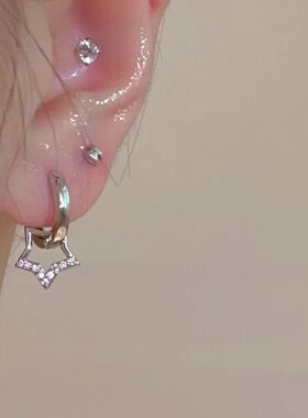Crysal Sar Drop Earrings for Women Girls  Fashion Zircon Sil
