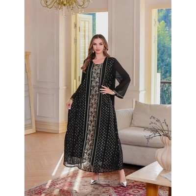 Women Dress   Jalabiya Embroidery Party Dresses Dubai Long R