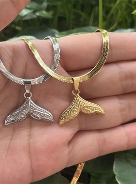 Stainless Steel Hawaiian Nautical Jewelry Lovely Mermaid Tai