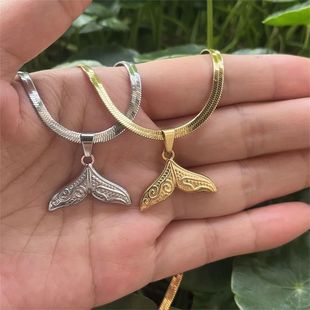 Stainless Steel Hawaiian Nautical Jewelry Lovely Mermaid Tai