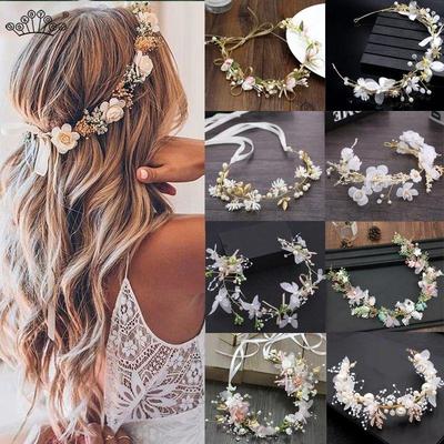 Bride Wedding Hair Accessories Gorgeous Flower Headbands Bra