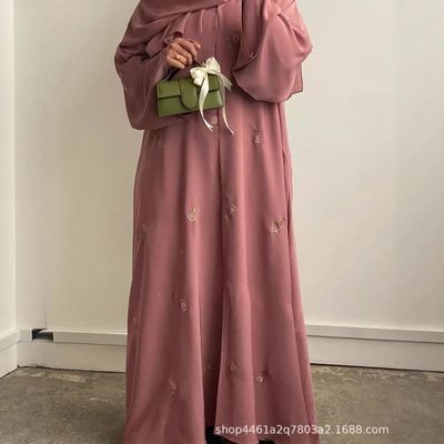 Women Dress Suit   Dresses Party Long Robe Jalabiya Headscar