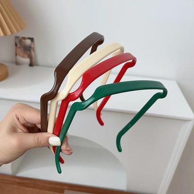 2Pcs/Sets Hairbands Like Sunglasses Invisible Folding SqHair