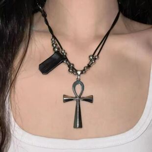 Necklaces for Women Y2K Subculure Cross Girl Spice Rero
