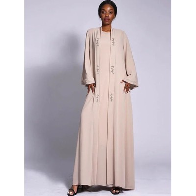 For Women Chiffon 1 Piece Outwear Cardigan s Diamond Caftan