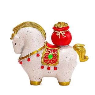 2026 Chinese New Year Resin Horse Figurine Horse Mascot Chin