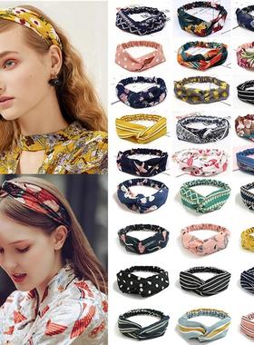 Fashion Women Girls Summer Bohemian Hair Bands Print Headban