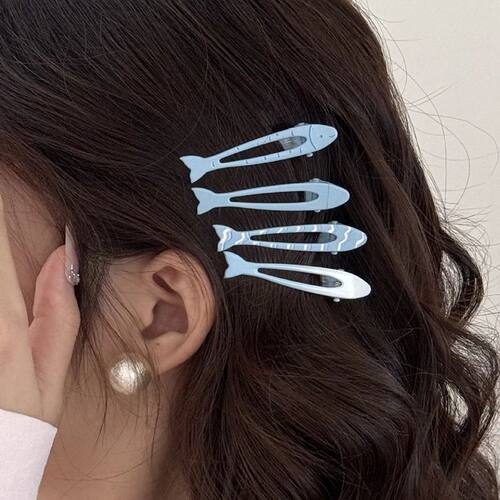 4Pcs Fish Hair Clips for Women Exquisite Cute Duck Mouth Hai