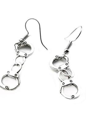 Earrings For Women Fashion Punk Handcuffs Blade Gun Drop Ear