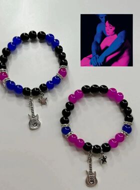 2Pcs/se Fashion Couple Beads Bracele Tv Girl Maching Bracele