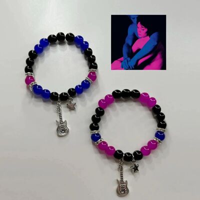 2Pcs/se Fashion Couple Beads Bracele Tv Girl Maching Bracele