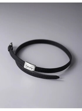 Punk Simple Individualiy  Harajuku r Black rope Rero Minoriy