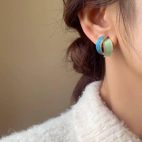 European and American luxury high-end earrings, temperament