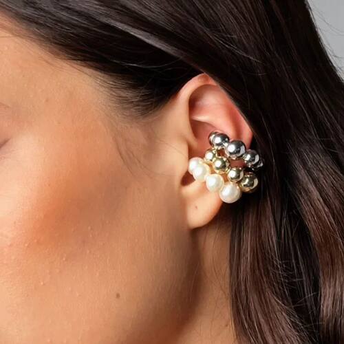 Creativity Metallic Geometry C Shape Ear Bone Clip for Women