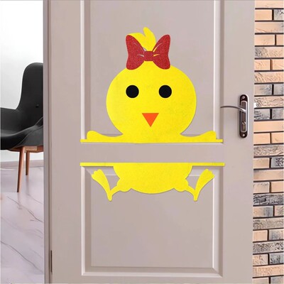 Easer Rabbi Welcome Door Sicker Kid Room Decoraion Wall Deca