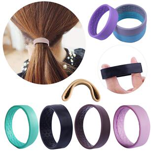 Silicone Foldable Elastic Hairband Women Girls Magic tail Ho