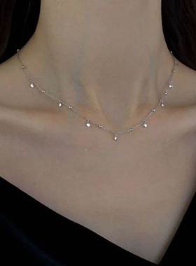 Chic Women Choker Necklace Silver Color Temperament Small Be