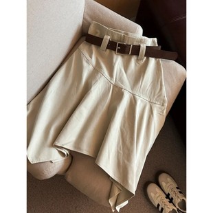 line Waist Irregular High Pieced Autumn Vintage Dresses