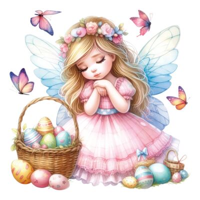 Easer Bunny Chick Flower Window Clings Sickers for Glass Cro