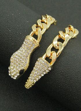Ins style snake head magnetic buckle necklace with unique an