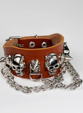 Couple Fashion Personaliy  Punk Exaggeraion Rock music Skele