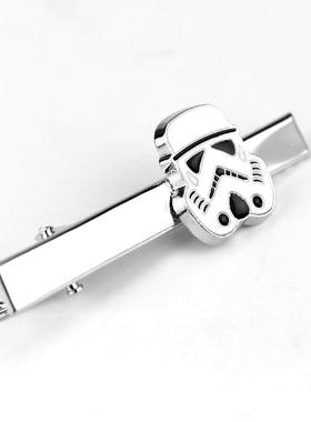 HEYu Stormtrooper Men Ties Clips Gentlemen Classy Necktie Ti