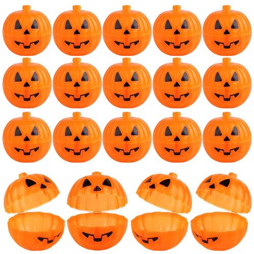 5-30pcs Halloween Pumpkin Gift Box Candy Snack Containers fo