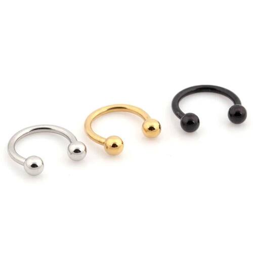 Helix Fashion C Shape 1 Pcs Hoop Stud Earrings Circular Body