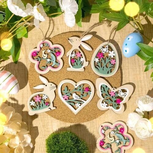 12PCS Easer Ornamen Se Arificial Spring Decoraions for Easer