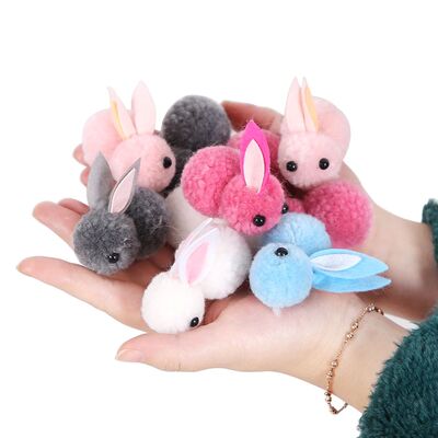10pcs/lo DIY Handwork Bunny Accessories Easer Bunny Useful E