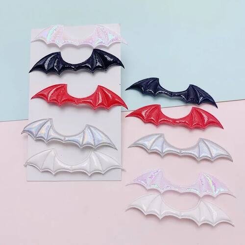 10Pcs leather demon bat wings handmade DIY jewelry accessori